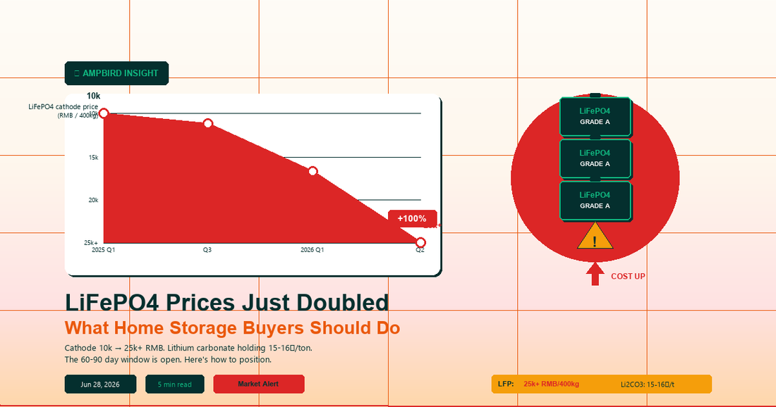 LiFePO4 Prices Just Doubled