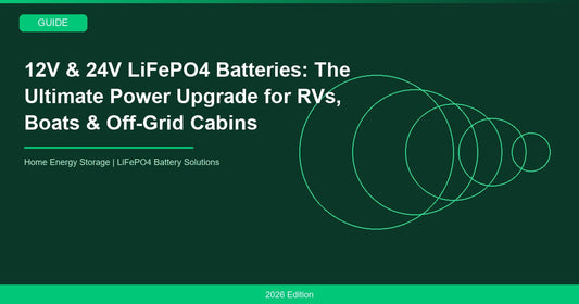 12V & 24V LiFePO4 Batteries: The Ultimate Power Upgrade for RVs, Boats & Off-Grid Cabins