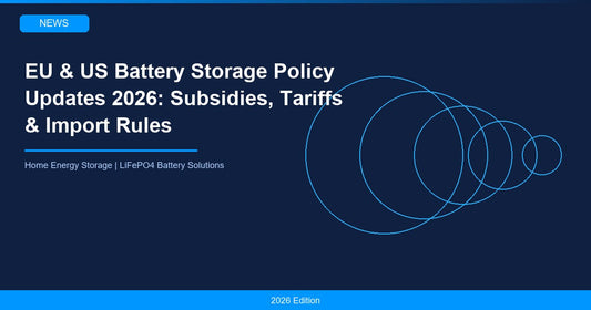EU & US Battery Storage Policy Updates 2026: Subsidies, Tariffs & Import Rules You Need to Know