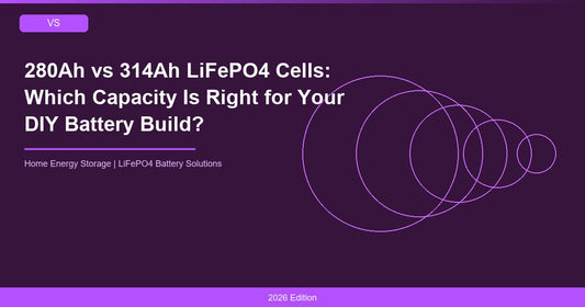 280Ah vs 314Ah LiFePO4 Cells: Which Capacity Is Right for Your DIY Battery Build?