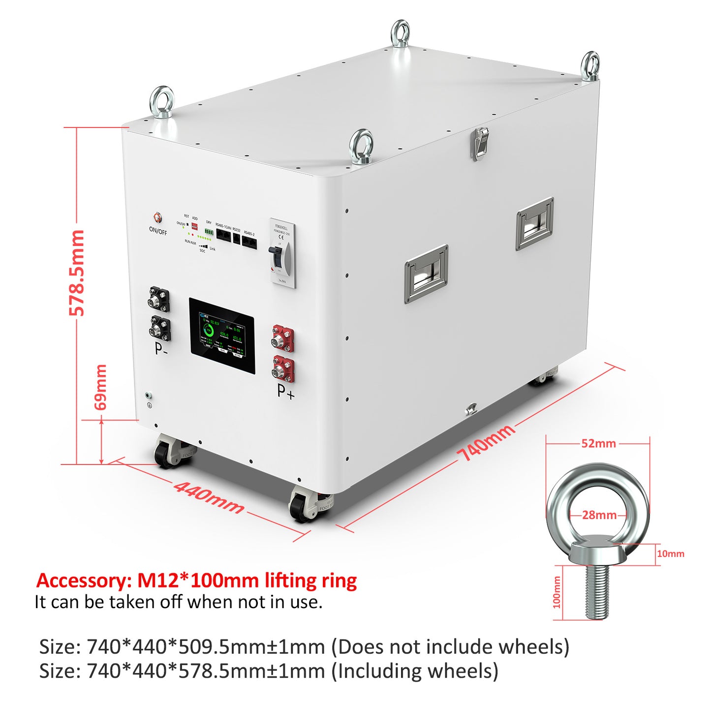 32kWh 51.2V628AH DIY Battery Box For Solar System