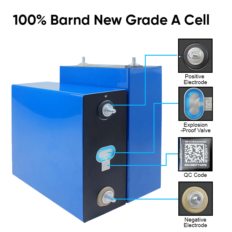 CATL 280Ah Lifepo4 Battery Free Shipping Grade A+ Brand New Cell 6000 Cycles