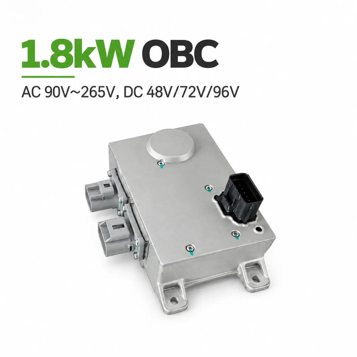 1.8kW 48V 72V 96V OBC Battery Charger for Electric Vehicles Golf Carts IP67