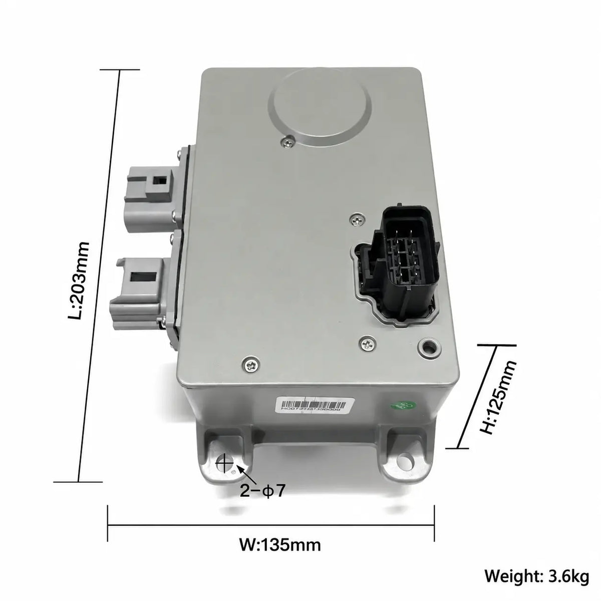 1.8kW 48V 72V 96V OBC Battery Charger for Electric Vehicles Golf Carts IP67