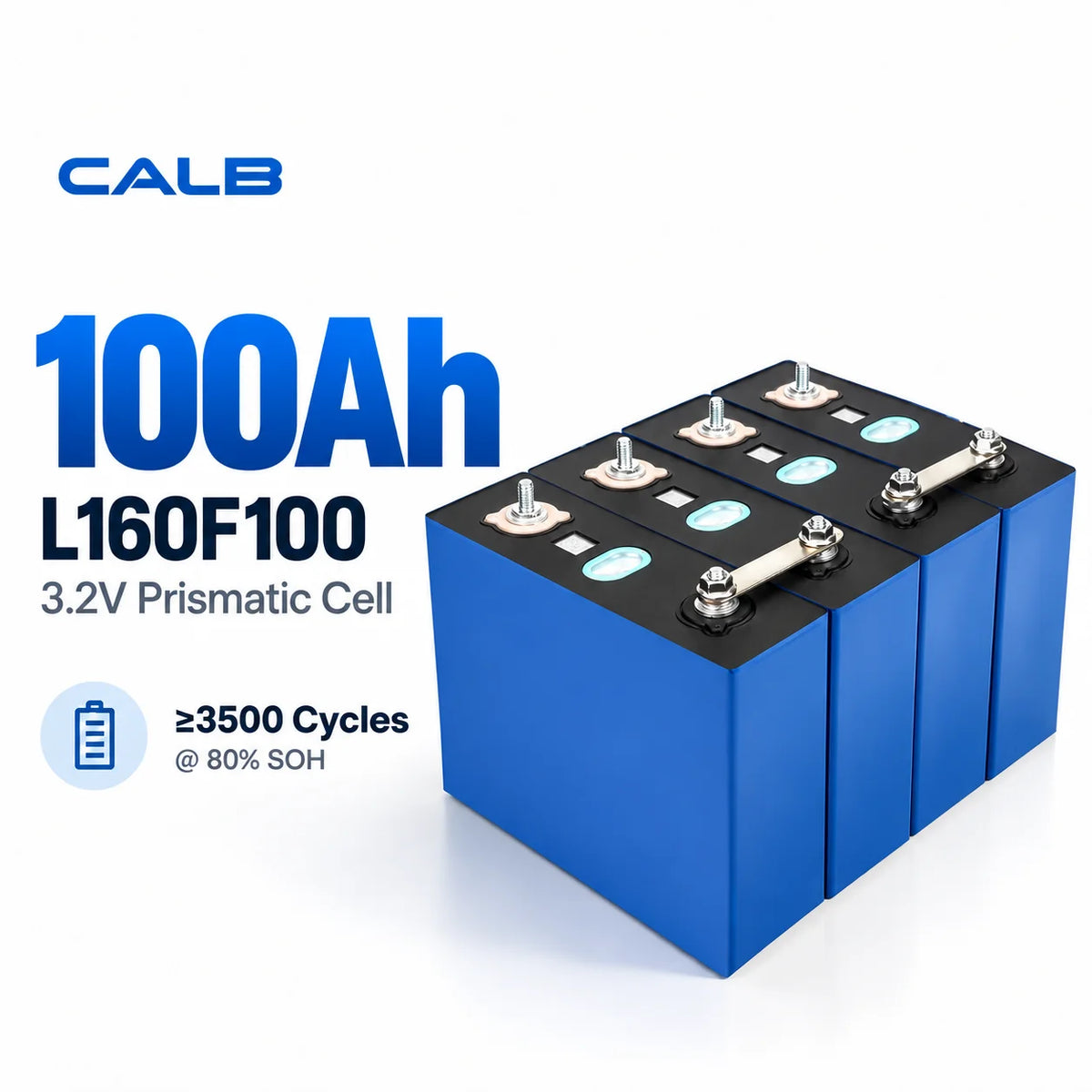 CALB 100Ah 3.2V Grade A LiFePO4 Battery Cell